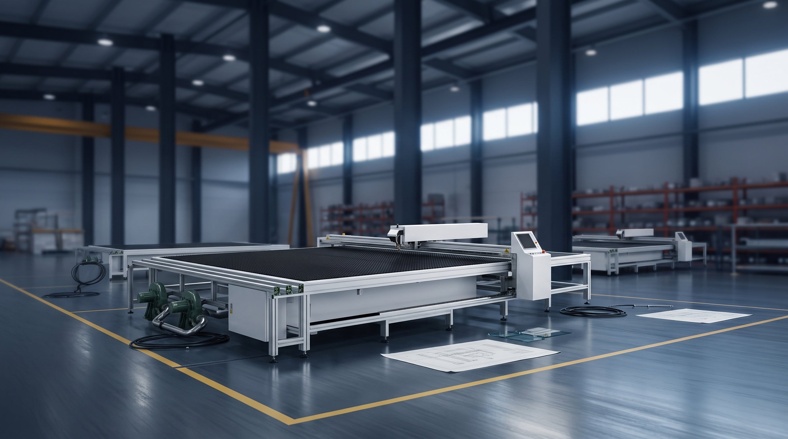 Precision profile processing equipment for magnetic blinds